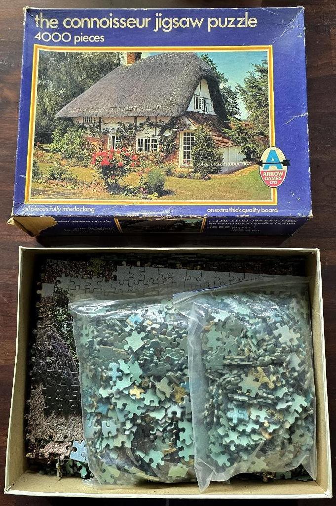 Arrow Games Ltd. The Connaisseur jigsaw puzzle 4000 st., Ophalen of Verzenden, Meer dan 1500 stukjes, Gebruikt, Legpuzzel