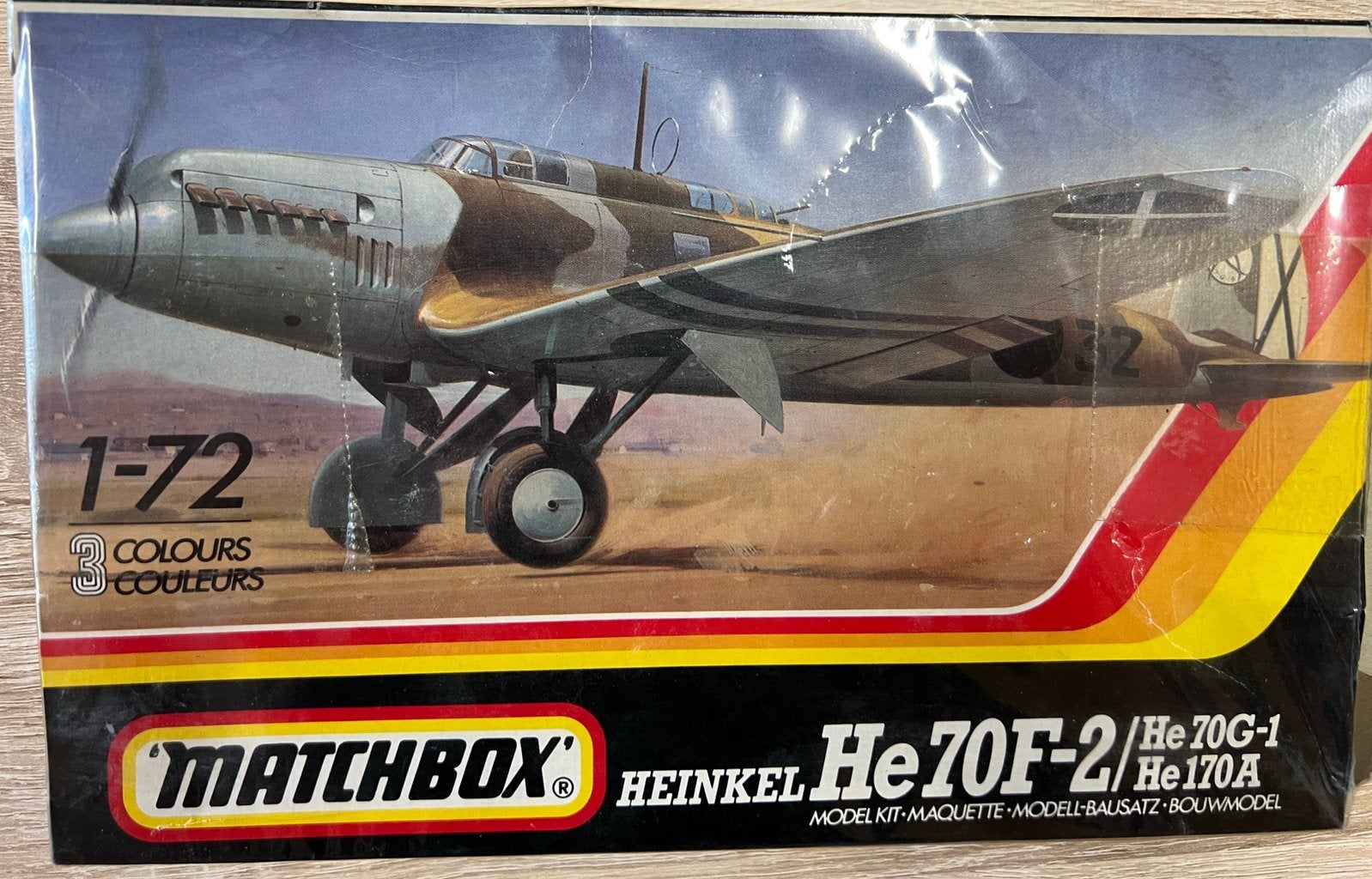 Matchbox he70f-2 schaal 1-72, Hobby en Vrije tijd, Ophalen of Verzenden, Zo goed als nieuw, 1:72 tot 1:144, Overige merken