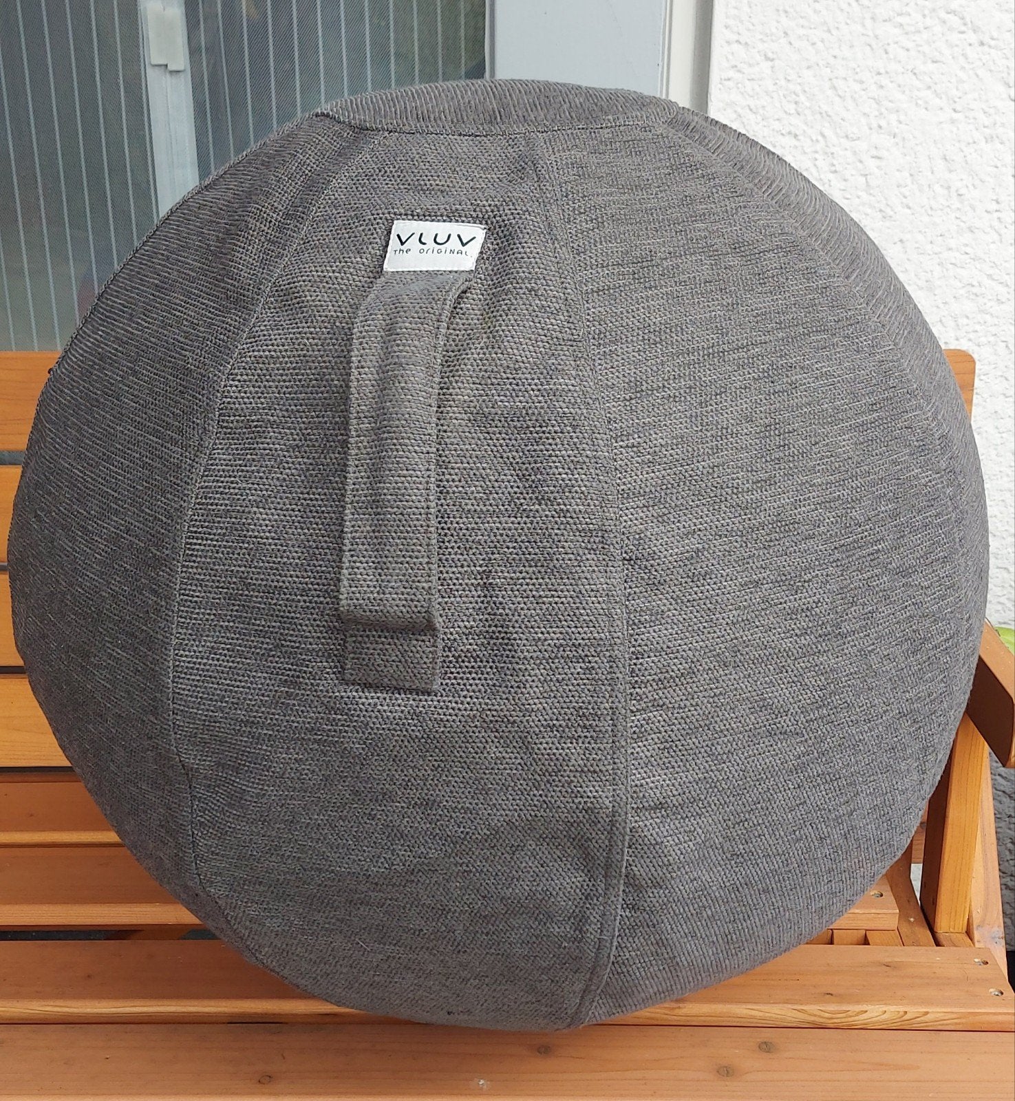 VLUV Ergonomische zitbal - Antraciet (65 cm), Kunststof, Ophalen of Verzenden, Zo goed als nieuw, Ergonomisch, Modern