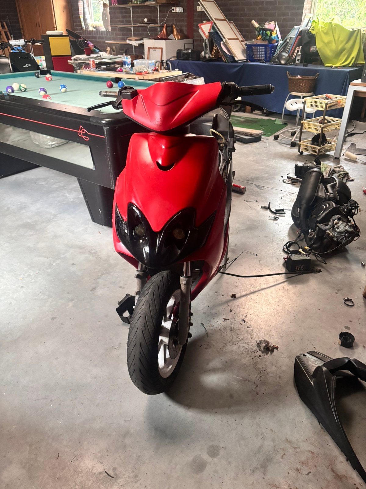 Yamaha jog r met blok apart, Fietsen en Brommers, Scooters | Yamaha, Ophalen of Verzenden, Zo goed als nieuw, Tweetakt, JogR of RR