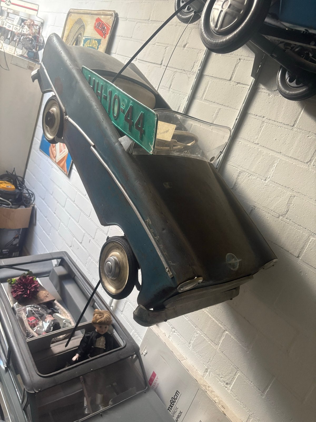 Vintage opel Rekord trapauto - Uniek verzamelobject, Ophalen of Verzenden