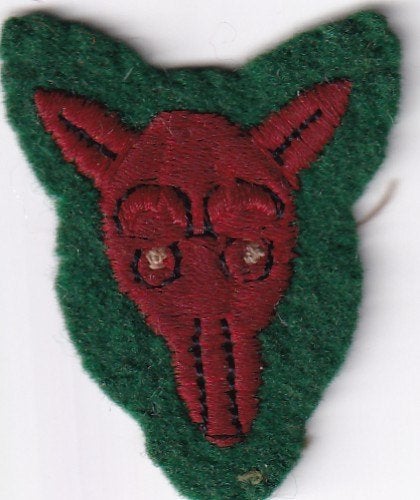 Scouting installatie insigne - Wolvenkopje, Verzamelen, Verzenden, Gebruikt, Embleem, Speld of Insigne