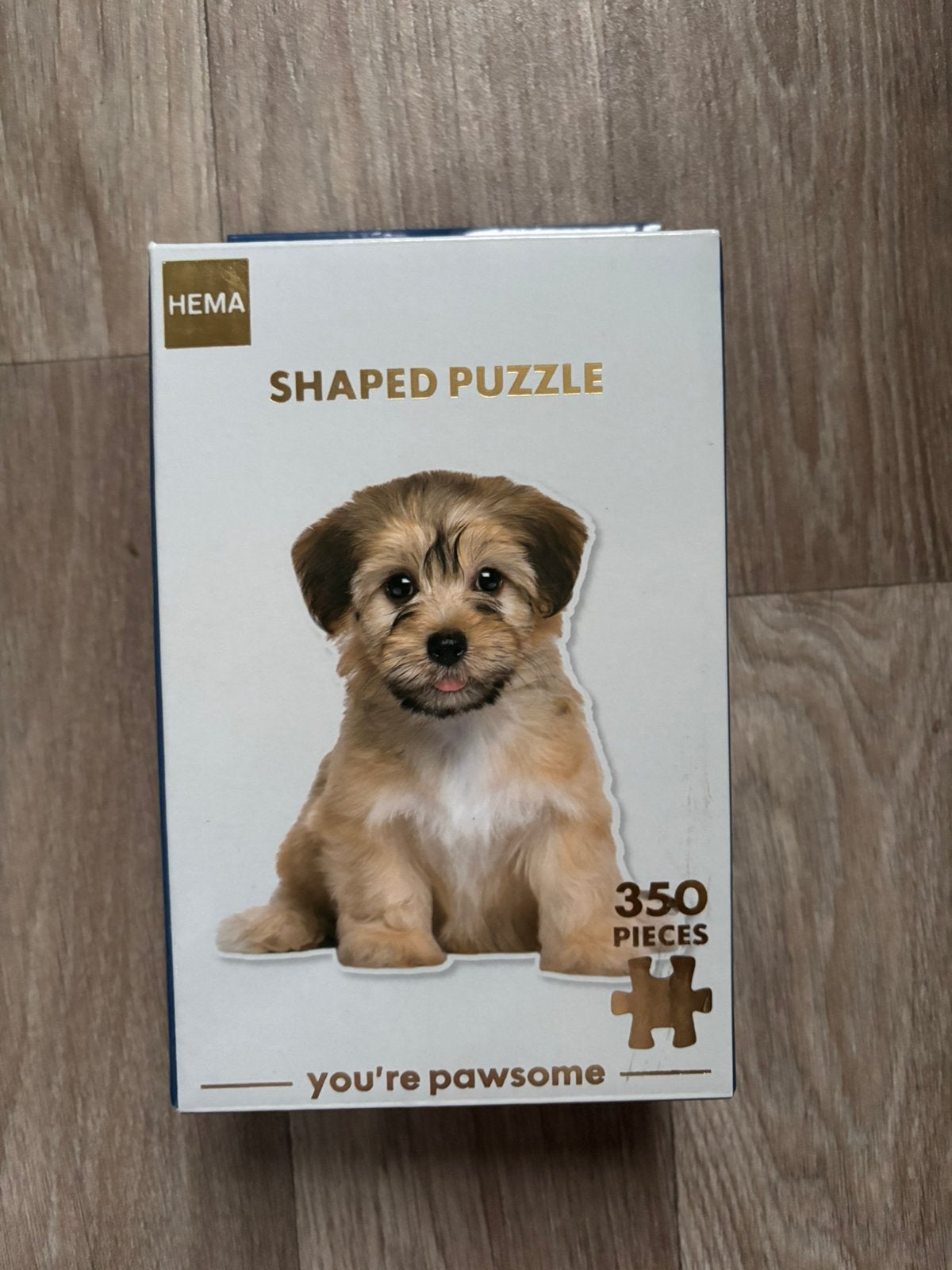 Shaped puzzle HEMA 350 stukjes compleet, Ophalen of Verzenden, Minder dan 500 stukjes, Zo goed als nieuw, Legpuzzel