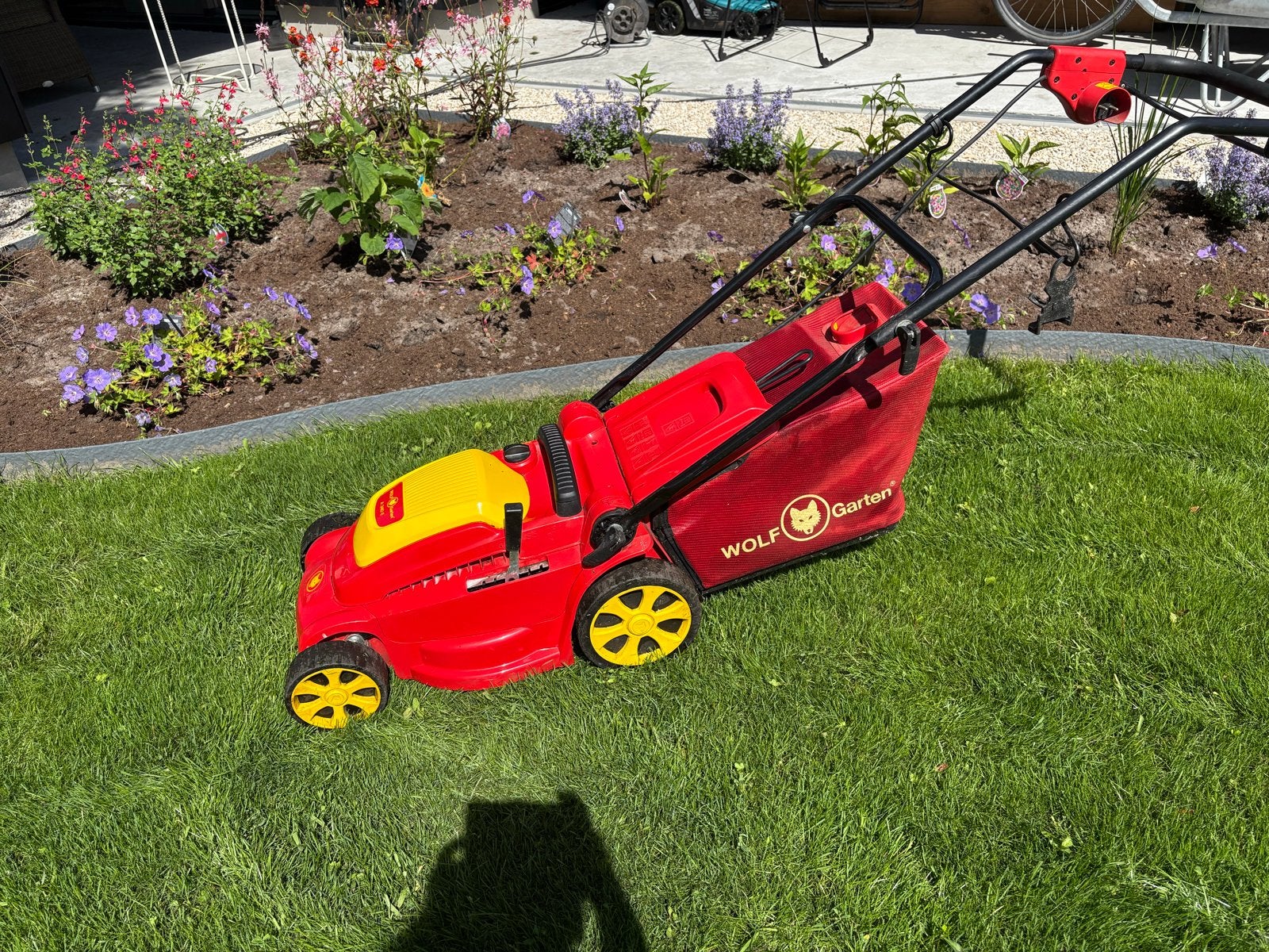 Wolf Garten A 340 E Elektrische Grasmaaier, Tuin en Terras, Grasmaaiers, Ophalen, Cirkelmaaier, Gebruikt, Elektrische grasmaaier