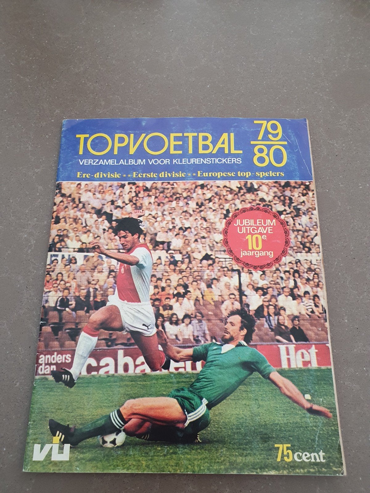 Vanderhout Topvoetbal 79/80 compleet album Incl bestelform, Ophalen of Verzenden, Zo goed als nieuw, Buitenlandse clubs