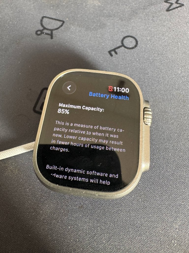 Apple Watch Ultra 49mm Titanium - Goede Conditie, Gebruikt, Stappen, Verzenden, IOS