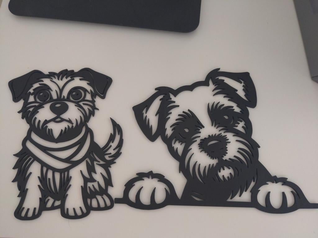 Border terrier muur decoratie., Ophalen of Verzenden