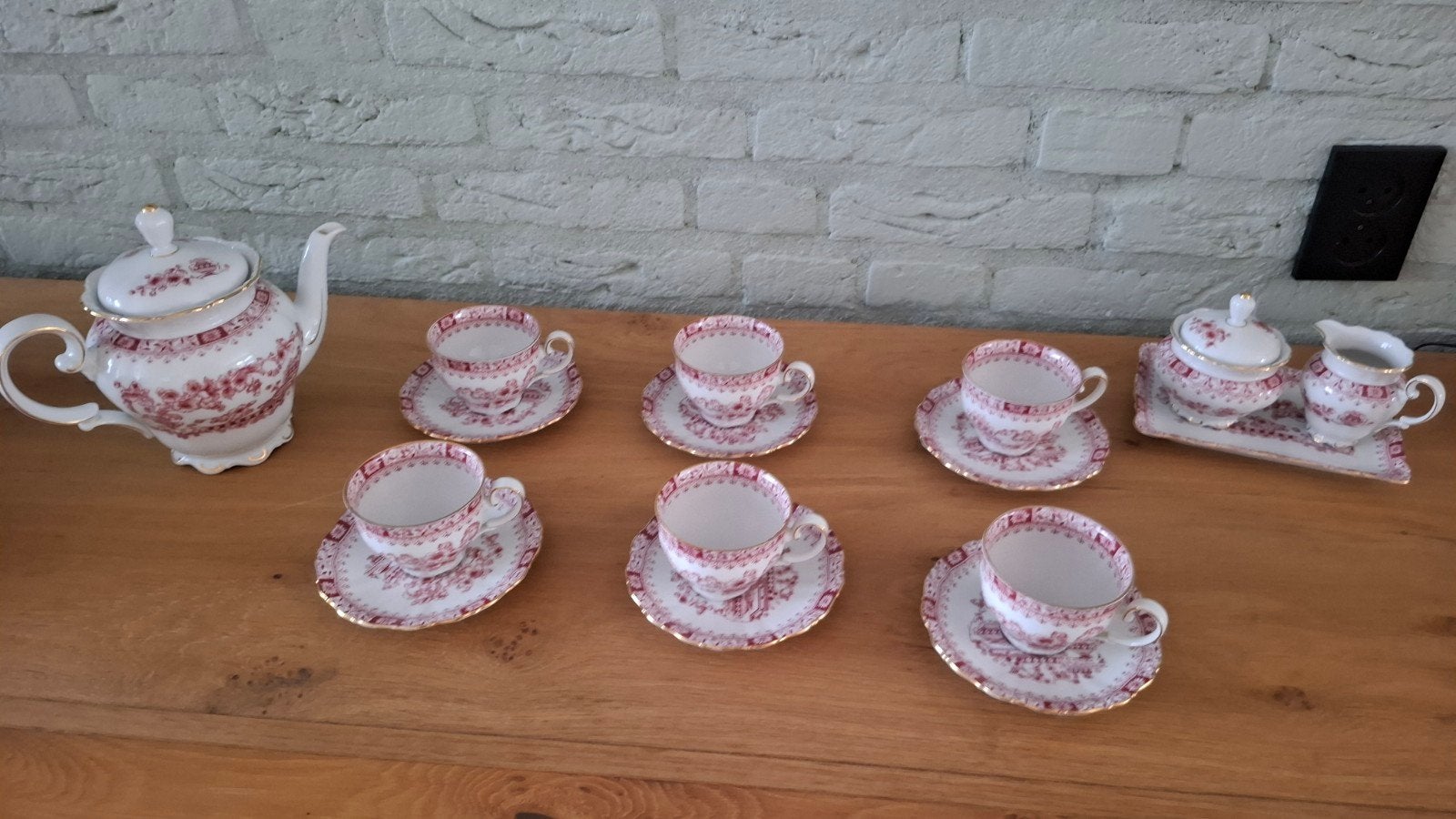 Vintage Selimann Weiden Bavaria Theeservies - Onbeschadigd, Antiek en Kunst, Ophalen of Verzenden