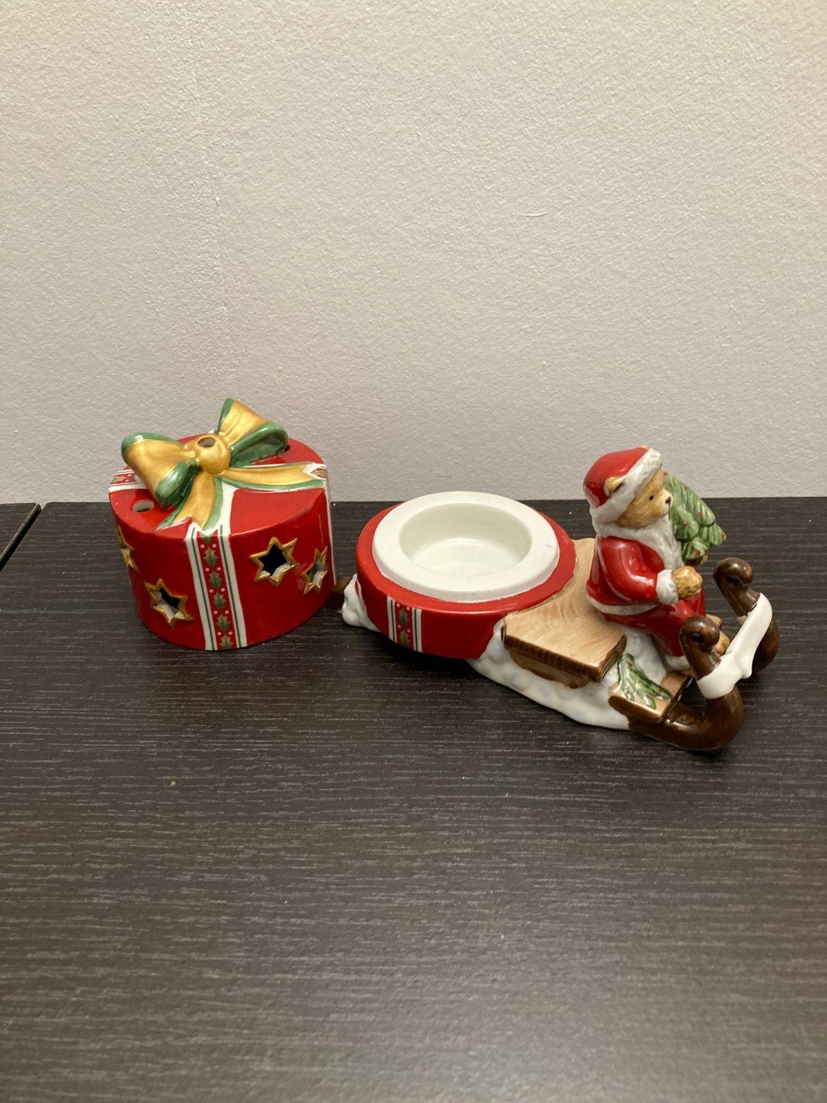 villeroy en boch nostalgic lights teddy op slee, Diversen, Ophalen of Verzenden