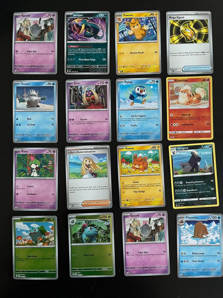 Pokemon Mega Evolution bulk kaarten, Ophalen of Verzenden, Zo goed als nieuw, Meerdere kaarten