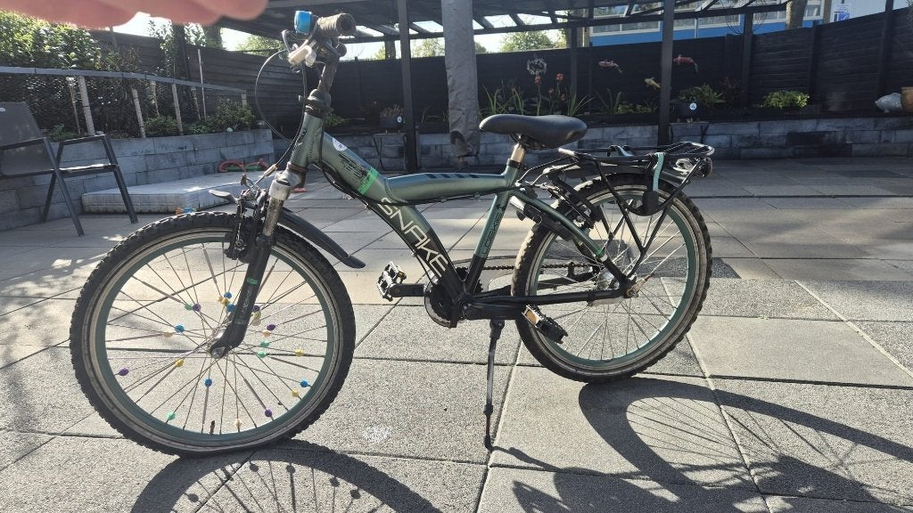 Jongens fiets, Ophalen, Terugtraprem, 22 inch, Gebruikt