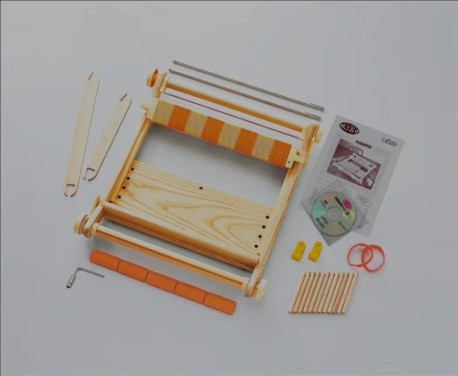 Clover Sakiori Hand Loom weefgetouw 40 cm uit Japan, Ophalen, Zo goed als nieuw