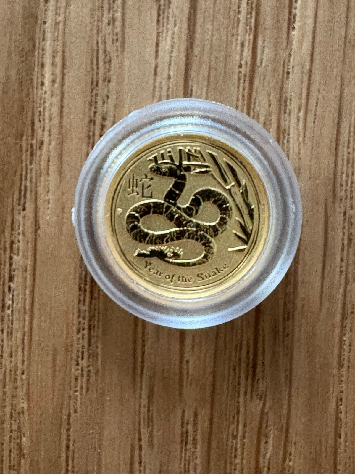 1/20 ounce goud Lunar 2 year of the Snake 2013, Ophalen of Verzenden, Goud