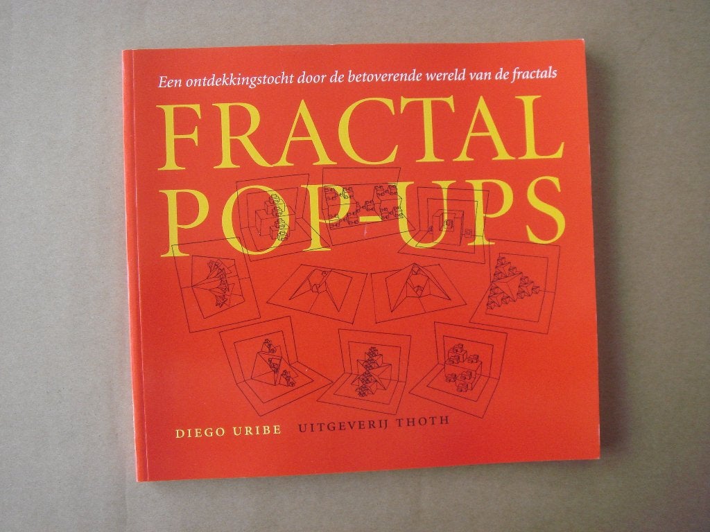 Boek Fractal Pop-Ups door Diego Uribe, Ophalen of Verzenden, Zo goed als nieuw, Knutselwerk