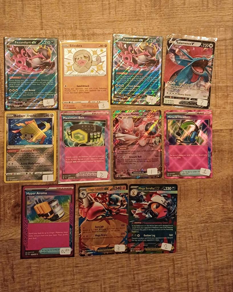 Grote hoeveelheid diverse pokemon hits, Ophalen of Verzenden, Zo goed als nieuw, Meerdere kaarten