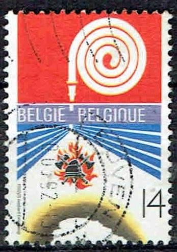 Belgie 1992 Brandweer, Verzenden, Gestempeld, Overige thema's