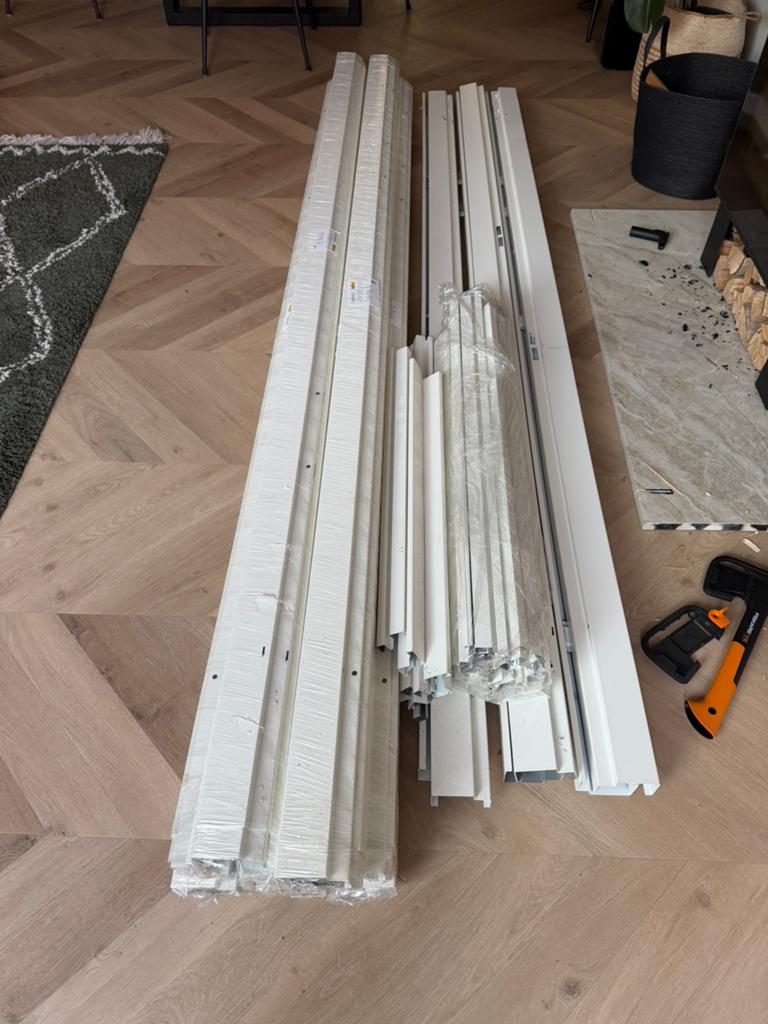11x Andusta stalen binnendeurkozijn|nieuw|opdek|L+R|83-93cm, Deurkozijn, Nieuw, Metaal, Inclusief glas