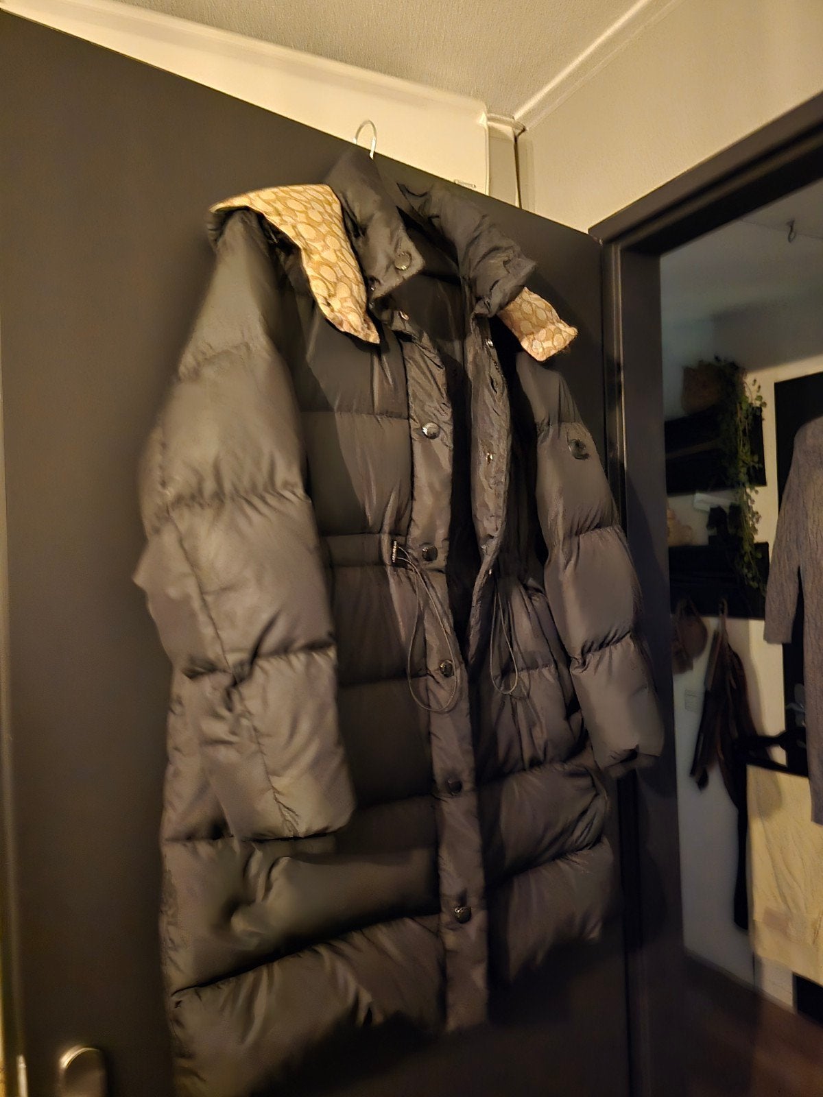 Coach winterjas parka model maat L/XXL, Ophalen of Verzenden, Zo goed als nieuw, Maat 42/44 (L), Zwart
