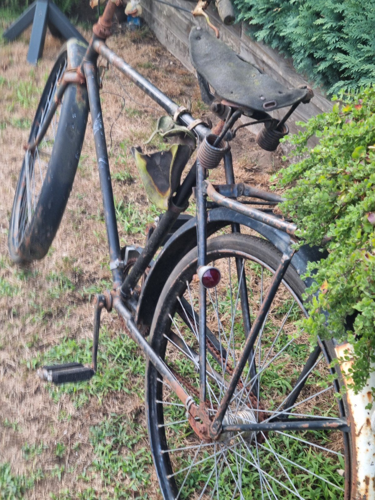oude fiets voor de liefhebber, Ophalen