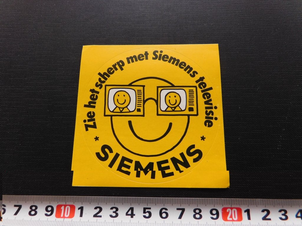 sticker zie het scherp met SIEMENS televisie - strip bril *, Ophalen, Zo goed als nieuw