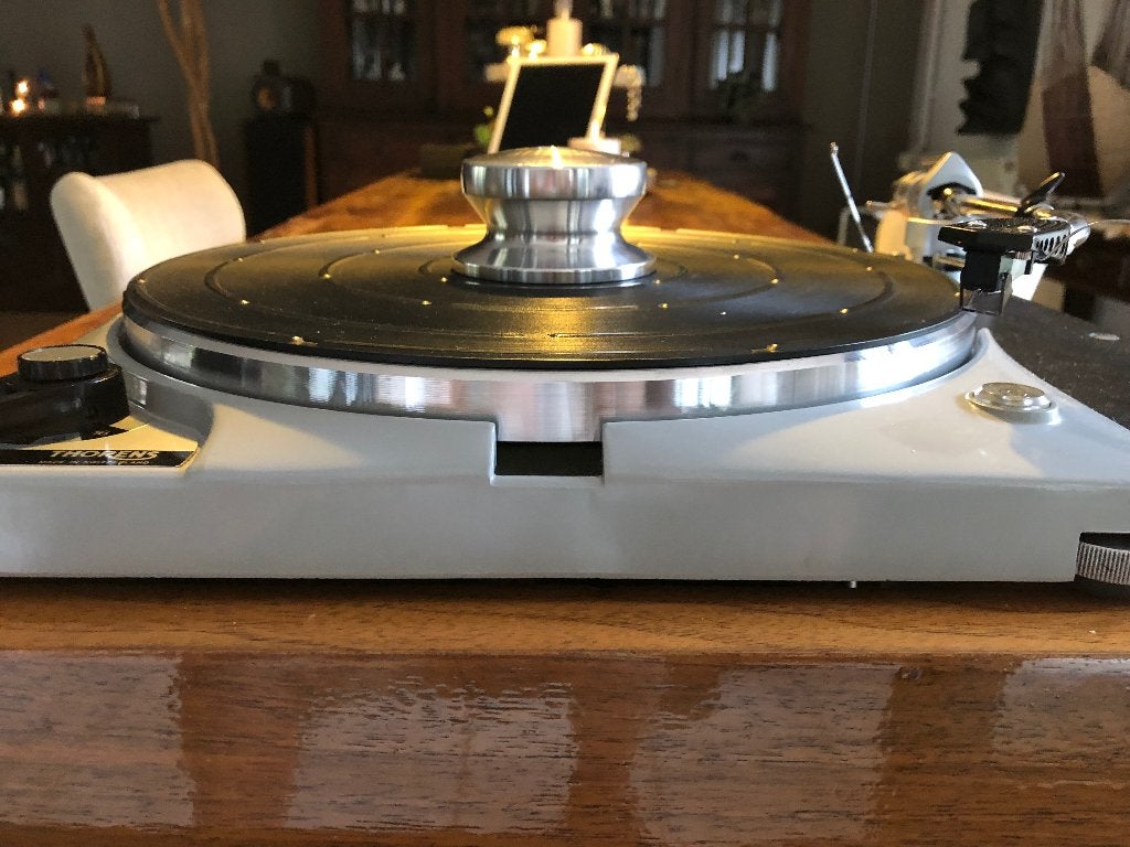 Thorens TD 124 Platenspeler met SME 3009 arm, Ophalen of Verzenden, Zo goed als nieuw, Platenspeler, Thorens