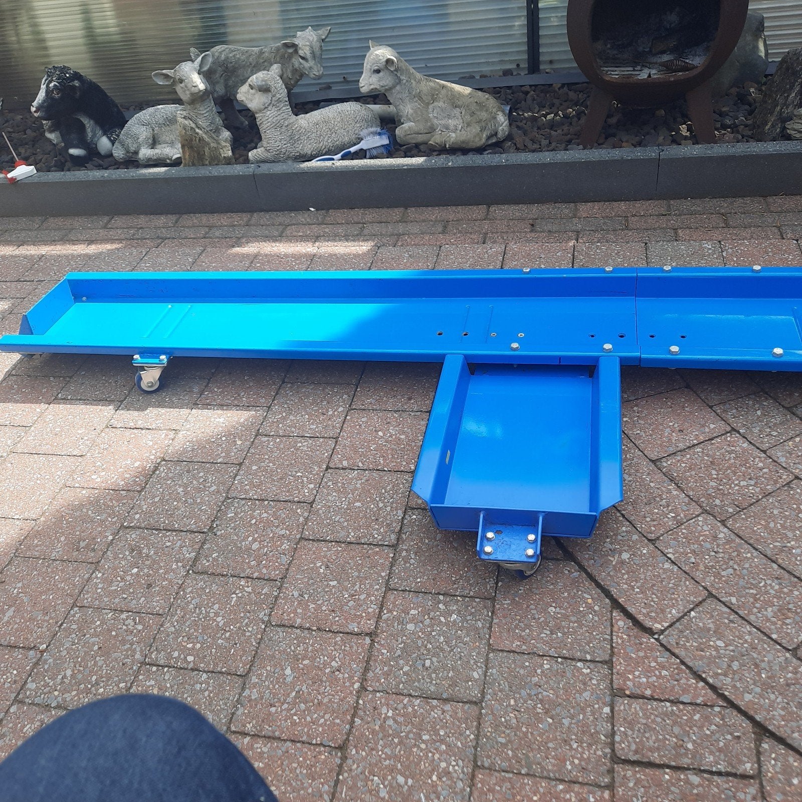 Motor mover blauw merk mammoet, Ophalen