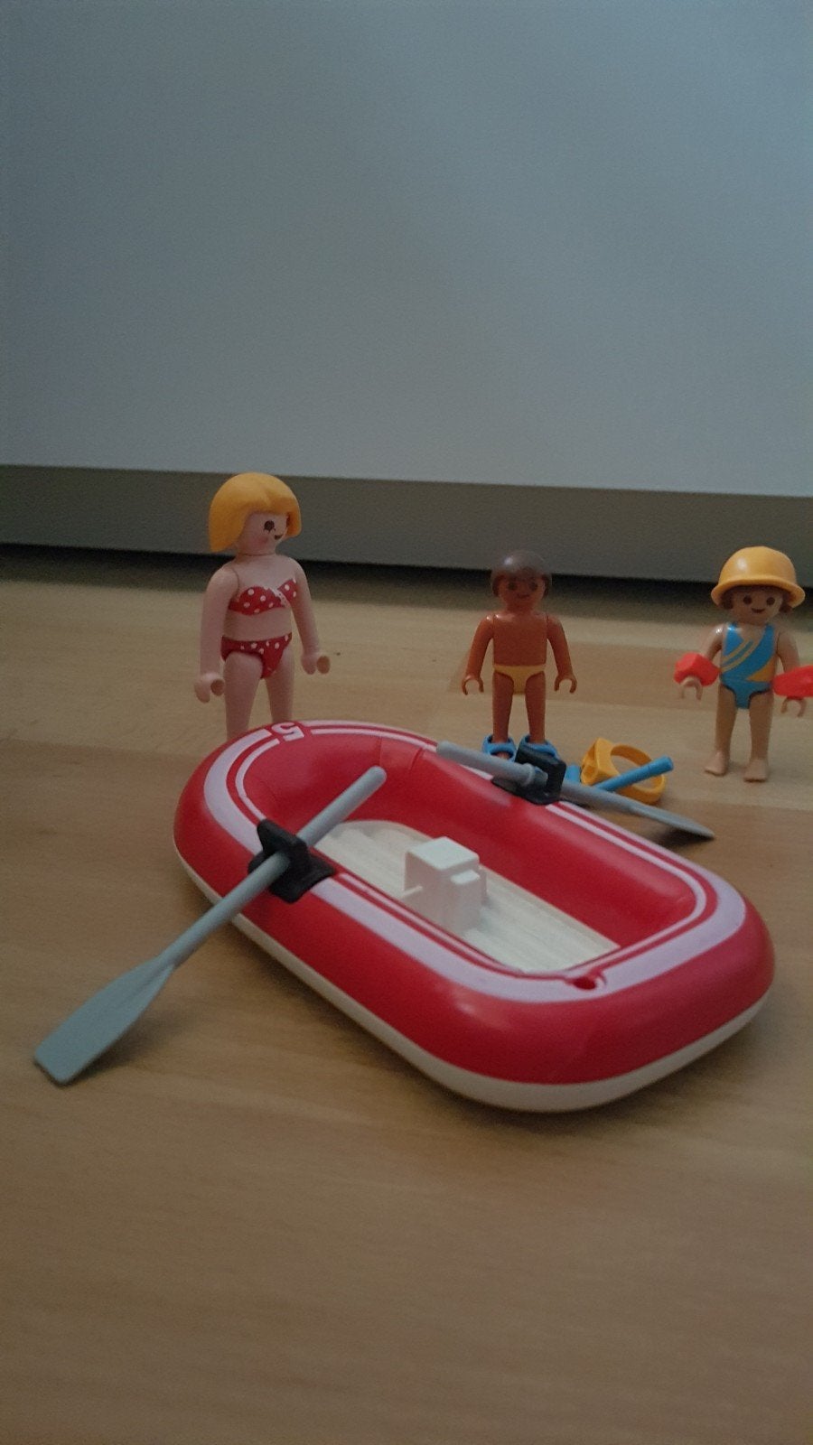 PLAYMOBIL Familie met bootje en accessoires, Ophalen of Verzenden, Gebruikt, Jongen of Meisje