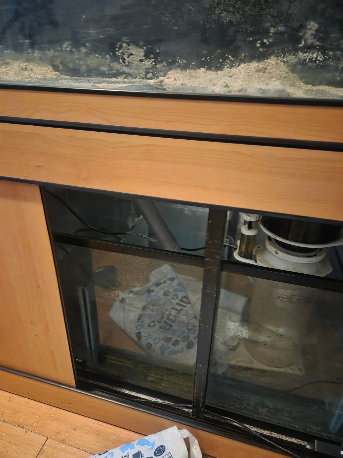 leeg zeeaquarium l 180  b 52 h 68, Dieren en Toebehoren, Ophalen, Leeg aquarium