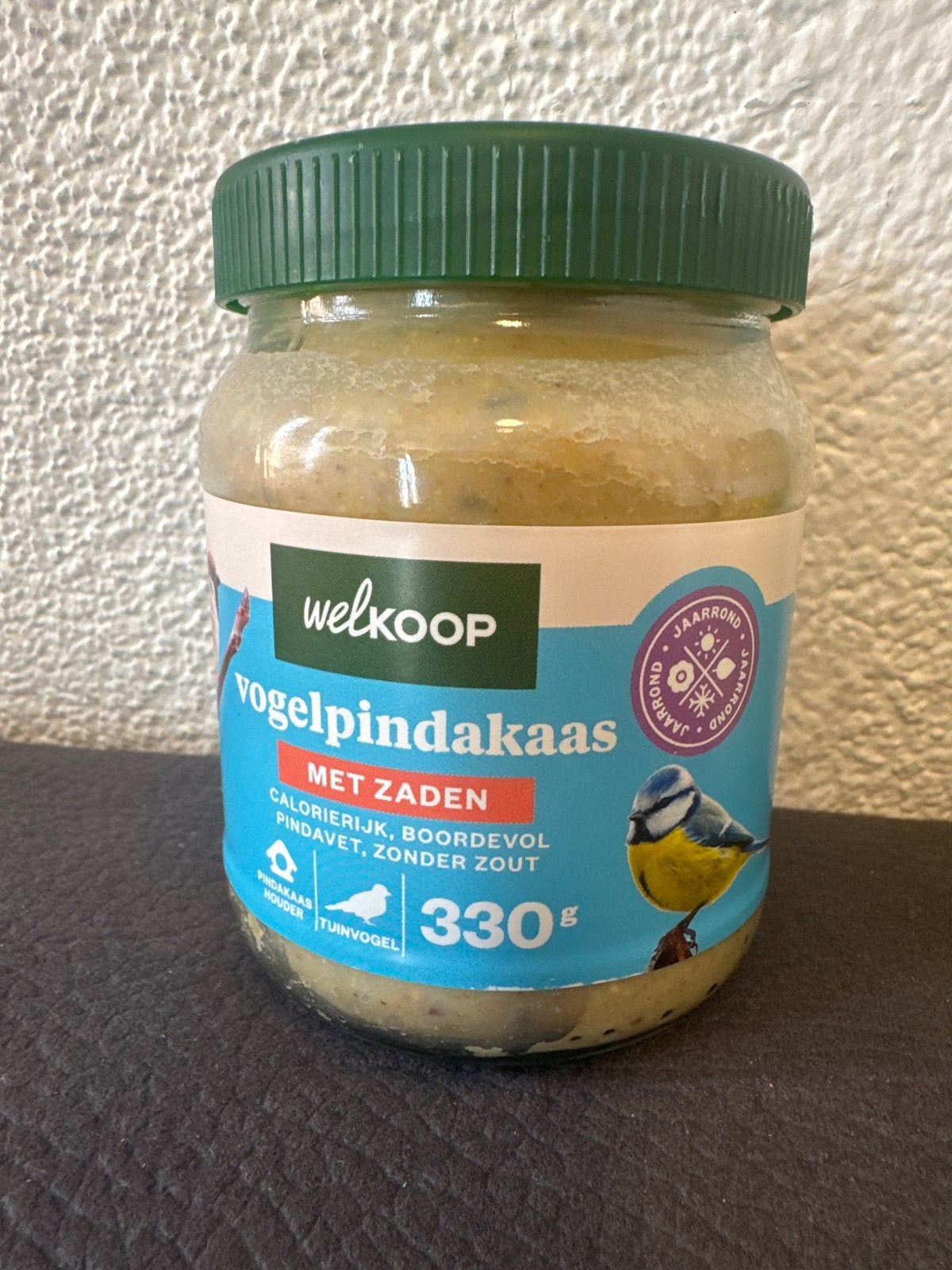 Vogelpindakaas, Mannelijk