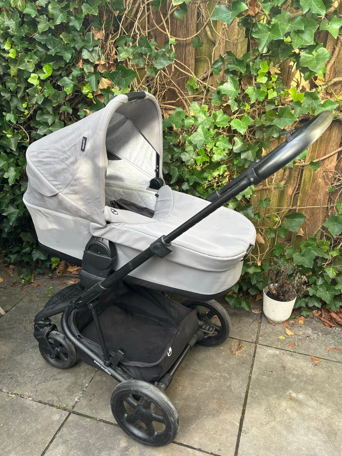 Easywalker Harvey wandelwagen met reiswieg en zitje, Gebruikt, Combiwagen, Met reiswieg, Ophalen
