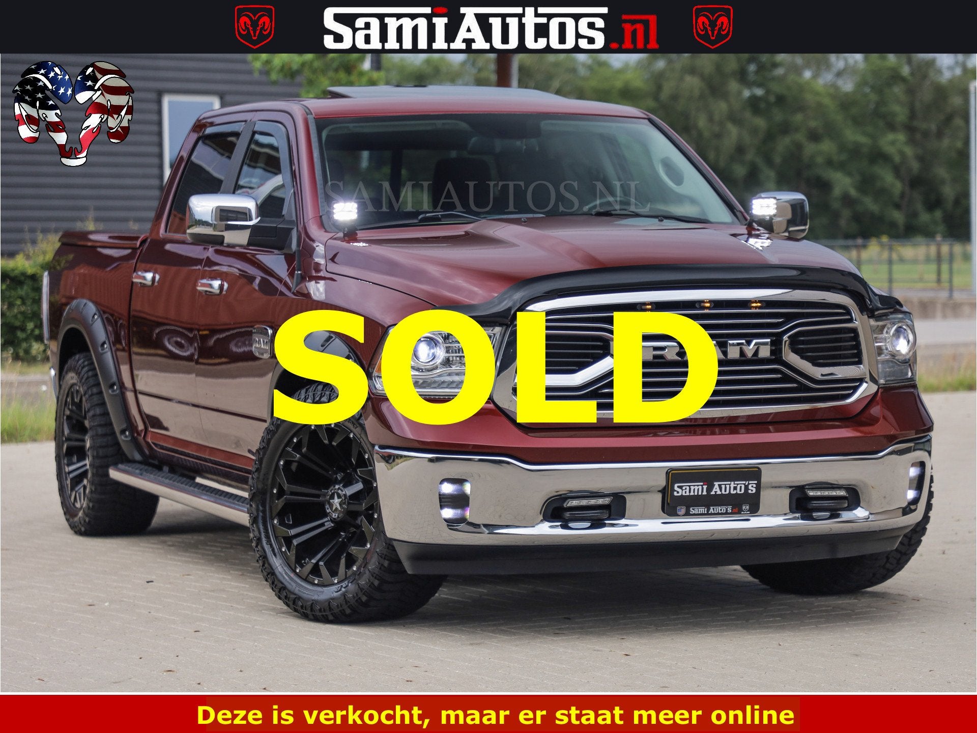 Dodge Ram 1500 HULK | 5.7 V8 | MARGE BTW VRIJ | LUCHTVERING, Automaat, Gebruikt, 5654 cc, Met garantie (alle)
