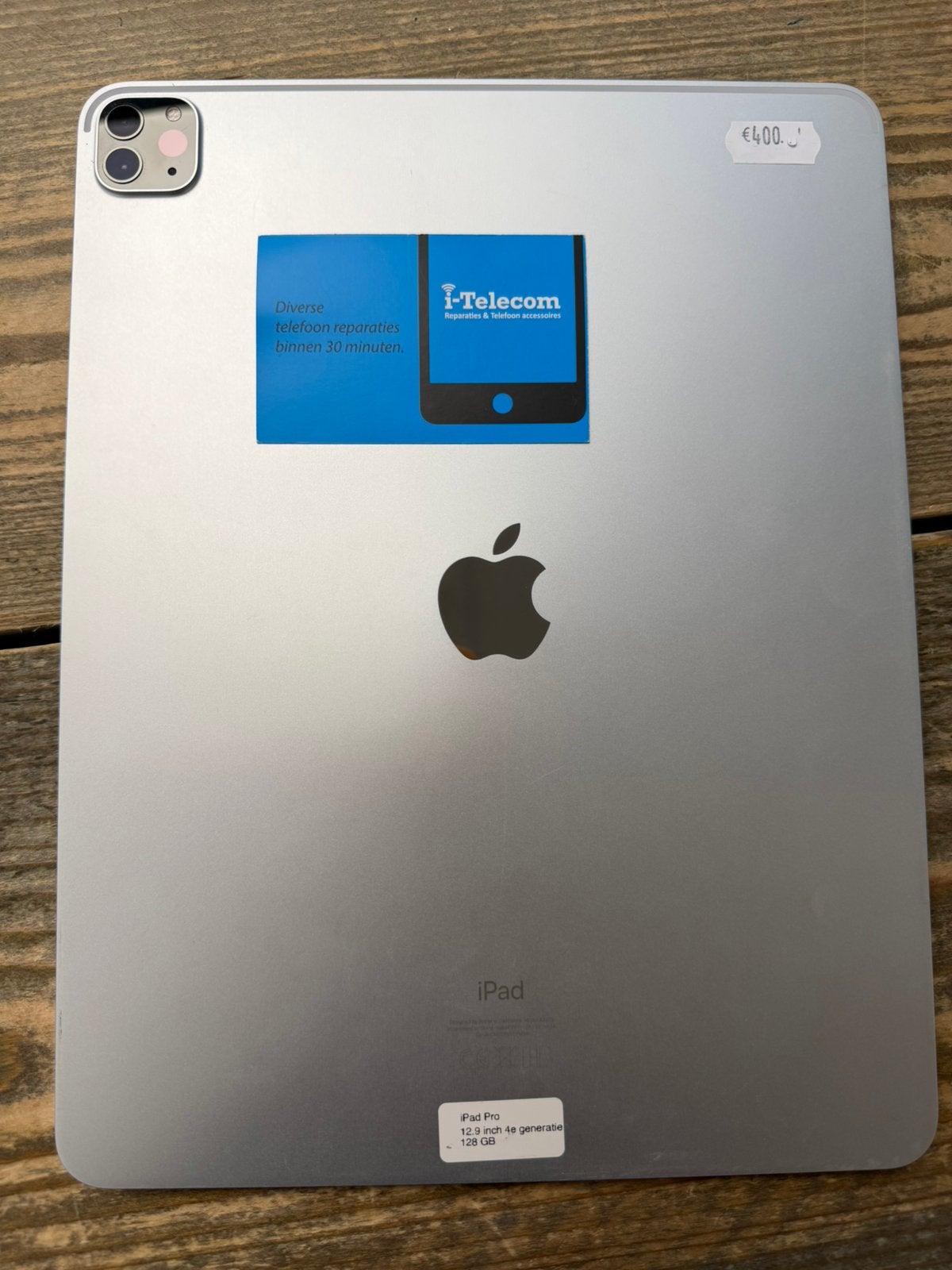 Ipad Pro 4e generatie 12.9 inch 128 GB met garantie, Computers en Software, Apple iPads, Zo goed als nieuw, Apple iPad, 12 inch