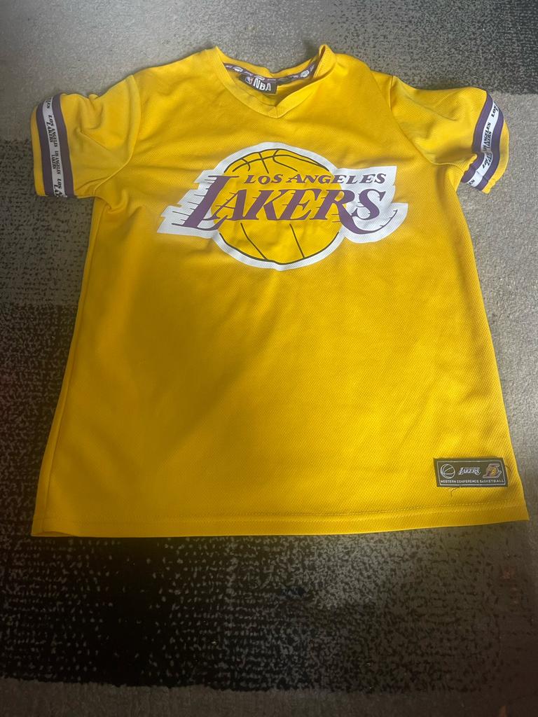 Lakers shirt Los Angeles, Ophalen of Verzenden, Zo goed als nieuw, Jongetje of Meisje, Shirtje of Longsleeve
