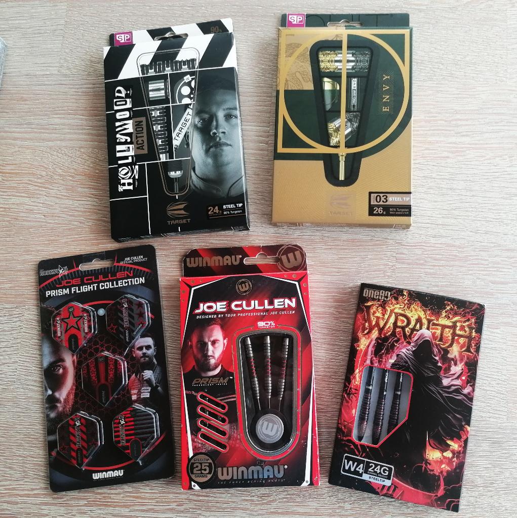Target Dobey,Target Cult Envy03,Winmau Cullen&One80 Wraight, Sport en Fitness, Darts, Ophalen of Verzenden, Nieuw, Pijlen