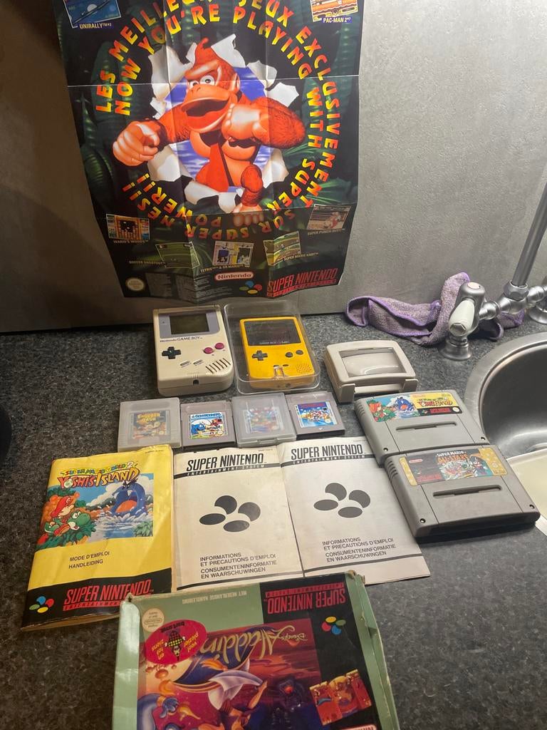 Vintage Nintendo Collectie: Game Boys, SNES Games & Meer, Ophalen of Verzenden, Gebruikt