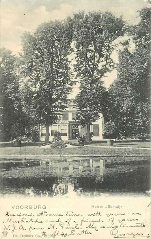 380-314-015 Voorburg Huize Eemwijk, Verzenden, Voor 1920, Zuid-Holland