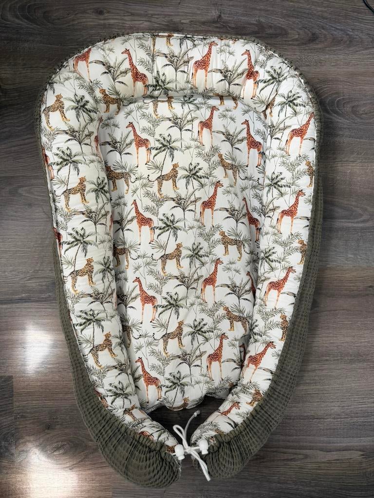 Babynestje met jungledieren print | 60 cm lengte, Ophalen of Verzenden, Zo goed als nieuw, Overige typen