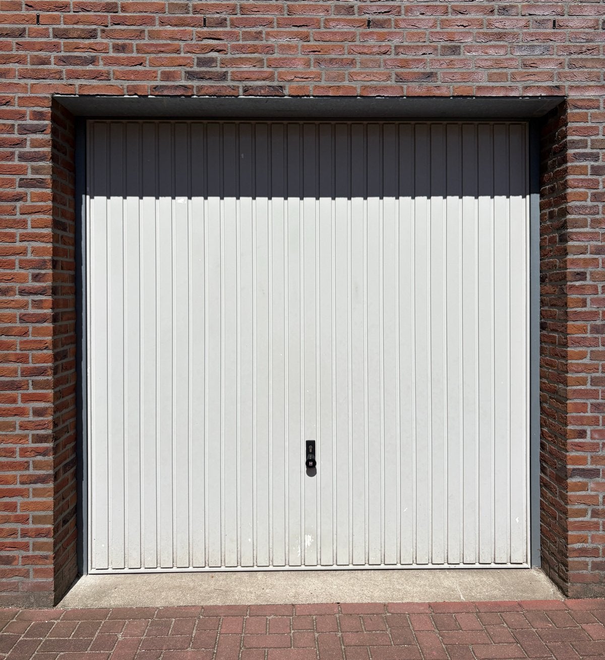Hormann N80 garagedeur / Kanteldeur 237,5x237,5 cm, Ophalen, Gebruikt, Garagedeur, Metaal