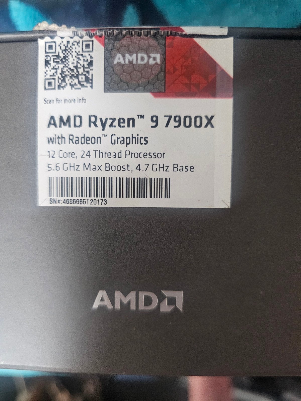 AMD Ryzen 9 7900X, Computers en Software, AMD, AMD, AMD, Ophalen of Verzenden