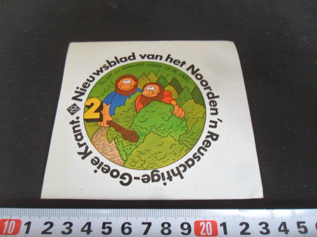 sticker strip 2 ellert en brammert nieuwsblad vh noorden, Verzamelen, Ophalen, Zo goed als nieuw