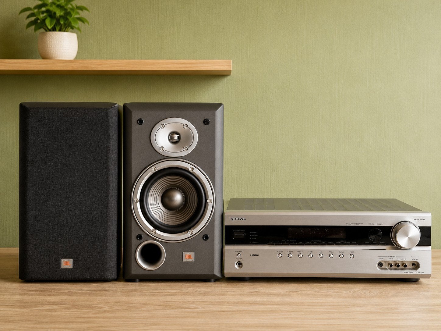 JBL Northridge E Series 5.1 Surroundset met Onkyo Receiver, Audio, Tv en Foto, Luidsprekers, Gebruikt, JBL, Ophalen of Verzenden