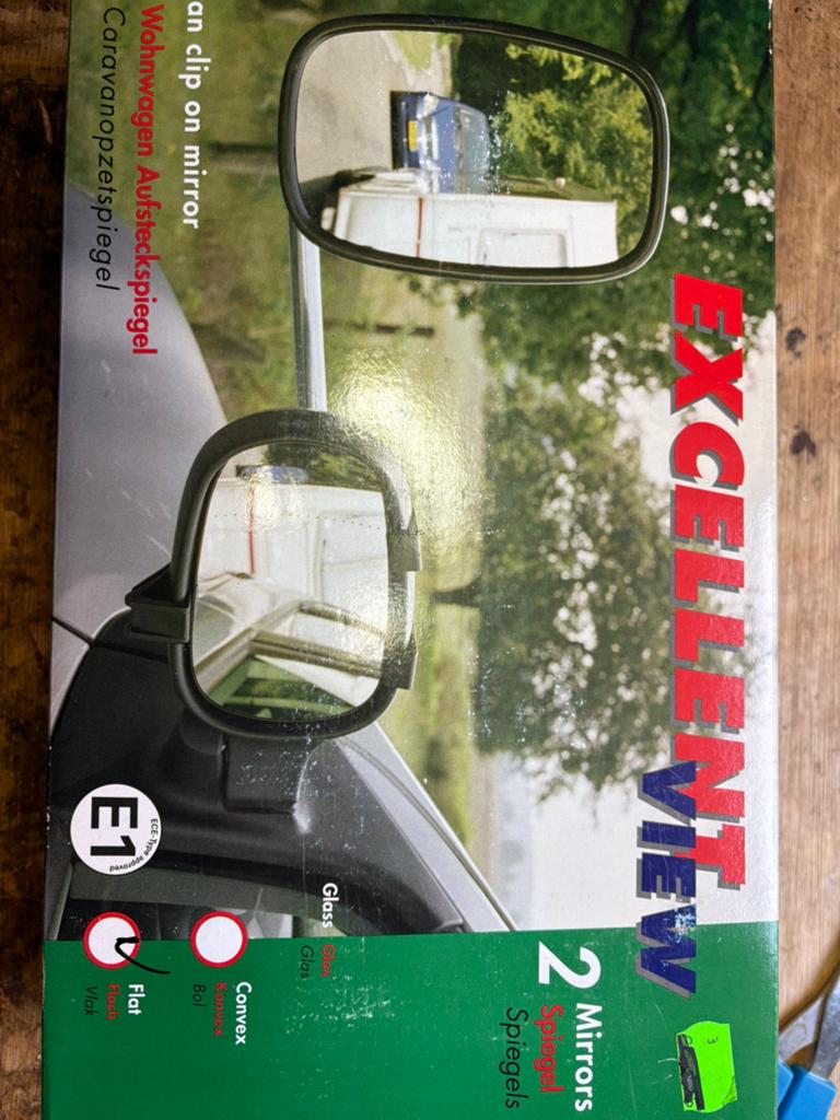 Caravanspiegels nieuw in de verpakking. Niet gebruikt, Ophalen, Nieuw