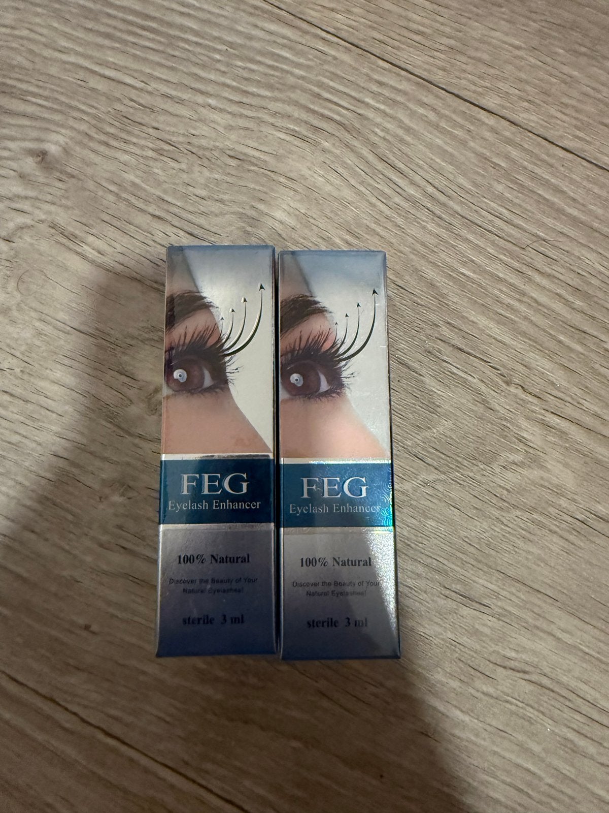 FEG Eyelash Enhancer - Natuurlijk Wimperserum (2 stuks), Nieuw, Ophalen of Verzenden, Make-up, Overige kleuren