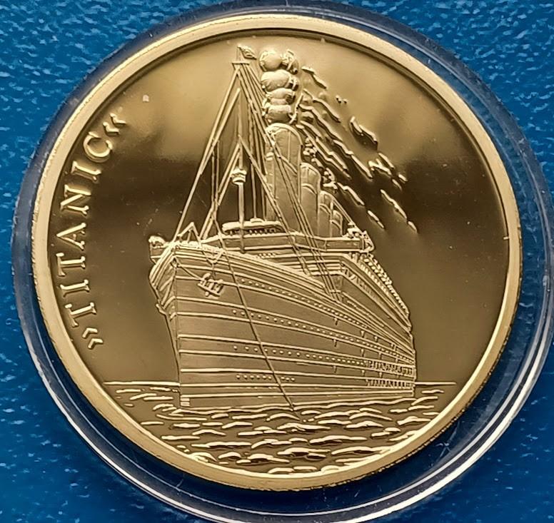 Penning Titanic - Verovering van de wereldzeeën - 1999, Verzenden, Overige materialen, Buitenland
