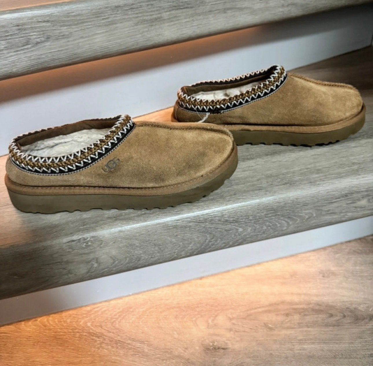 Ugg Tasman pantoffels maat 36, Ophalen of Verzenden, Gedragen, Bruin, Pantoffels of Sloffen