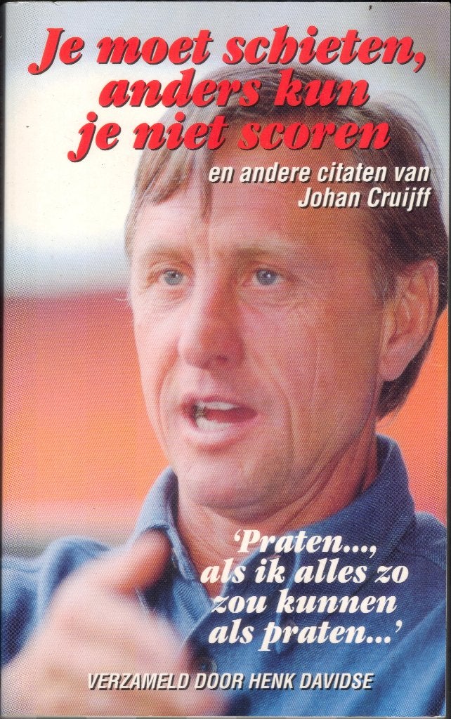 Citaten van Johan Cruijff verzameld door Henk Davidse, Boeken, Ophalen of Verzenden, Gelezen, Balsport