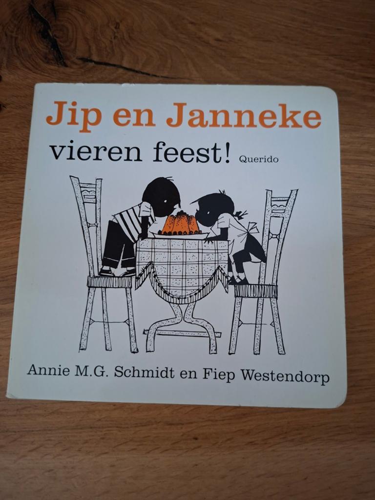 Kartonnenboekje Jip en Janneke vieren feest!, Boeken, Ophalen, 3 tot 4 jaar, Zo goed als nieuw, Annie M.G. Schmidt & Fiep Westendorp