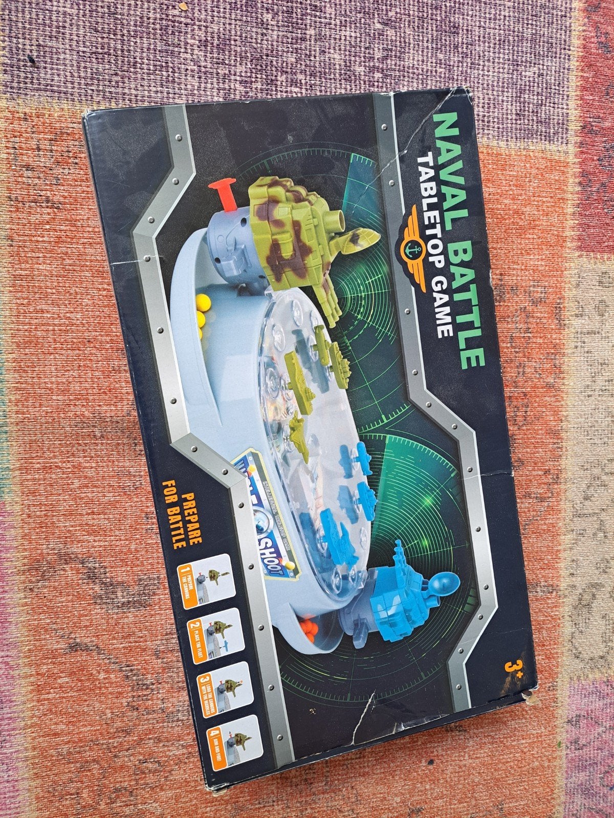 Naval Battle Tabletop Game - Schietspel, Een of twee spelers, Ophalen of Verzenden, Gebruikt