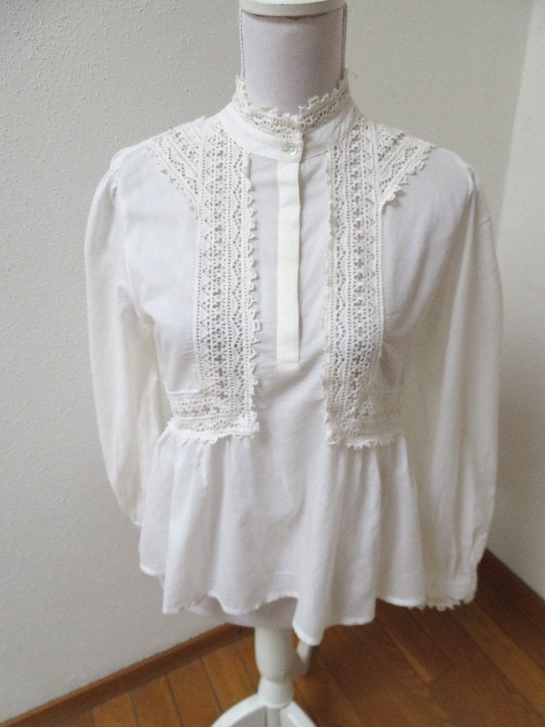 V44 BA&SH aparte nieuwe blouse ivoor wit S 36, Wit, Nieuw, Ophalen of Verzenden, Ba&sh