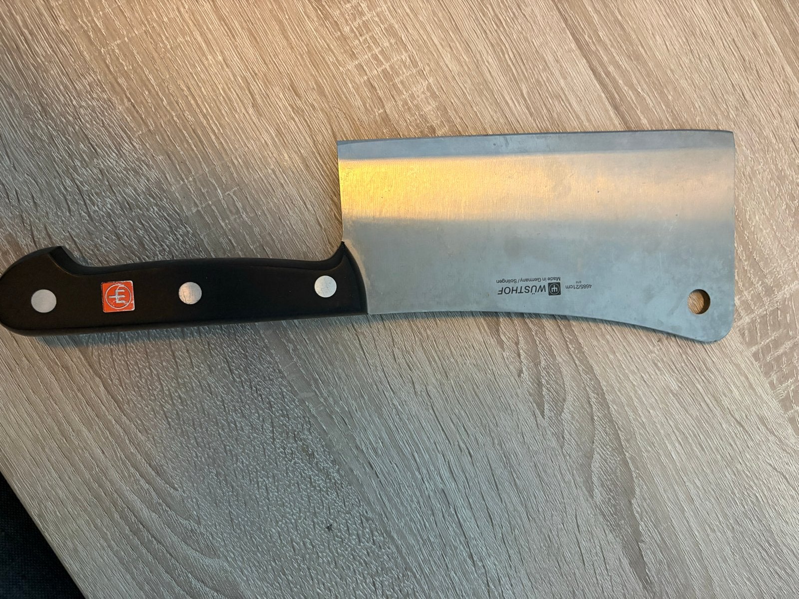 Wüsthof Hakmes - Made in Germany - Zo goed als nieuw, Overige typen, Ophalen of Verzenden, Zo goed als nieuw, Zwart